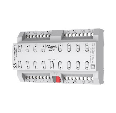 MAXinBOX 16S. KNX 16 OUTPUT 16A ACTUATOR MULTIFUNCTION